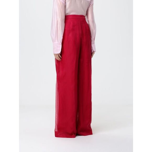 Max Mara Pants Woman Red - Picture 3 of 4